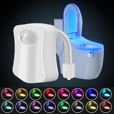 HOTUT Lampe LED Toilette Cover