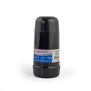 Garrafa Térmica Rosca Preta 250ml