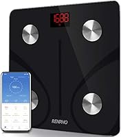RENPHO Bluetooth Body Fat Scale - Smart Bmi Scale Digital Bathroom Weight Scale, Body Composition Analyzer with...