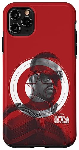 Funda iPhone 11 Pro Max Falcon Marvel que evita arañazos en la cámara trasera