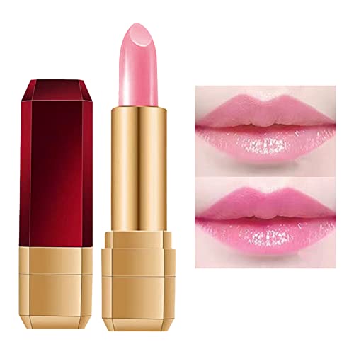 Xiahium Lip Stain Lipstick Lip Stick Makeup After Applying Lipstick It Turns Into Pink Lipstick Gloss Moisturizing Durable Waterproof Lipstick Halloween Makeup #TOP1