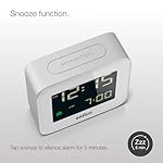 Braun Digital Travel Alarm Clock with Snooze, Compact Size, Negative LCD Display, Quick Set,Crescendo Beep Alarm in White, Model BC08W. - Image 4