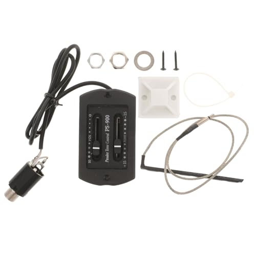 YARNOW アコースティックギター用ピックアップ イコライザーチューナー付き デュアルバンド対応 無電池設計 プリアンプ内蔵 取り付け簡単 プラグ対応