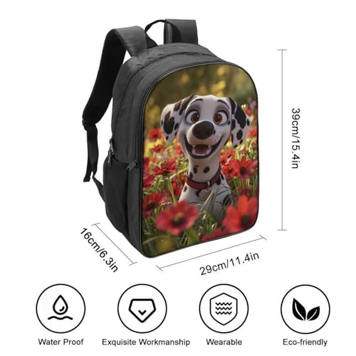Mochila infantil de perro 3D impermeable y ajustable para niños de guardería 2