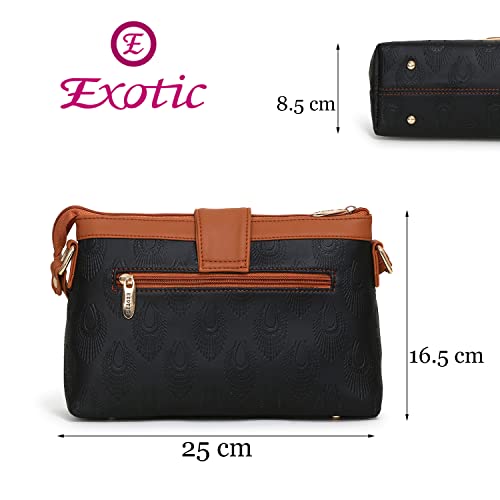 Image of EXOTIC embosed Cross Body Sling Bag for Girls /Women