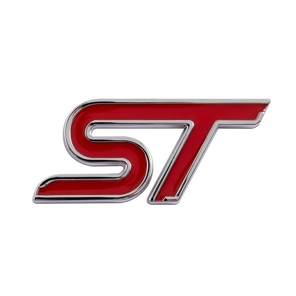 KAnduo Car Front grille Trunk Sticker Emblem Badge Emblems compatible with for Ford Focus MK2 MK3.5 MK4 Kuga Puma Fiesta ST,D