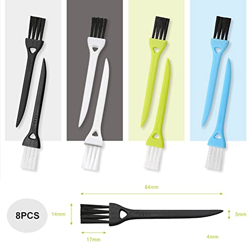 Ersatz Rasierer Reinigungsbürste, Reinigungsbürste für Elektrorasierer, Kunststoff Rasierer Reinigungsbürste, Razor Reiniger Set, Mini Haar Pinsel Remover Trimmer Tastatur Pinsel Duster Reiniger,12pc