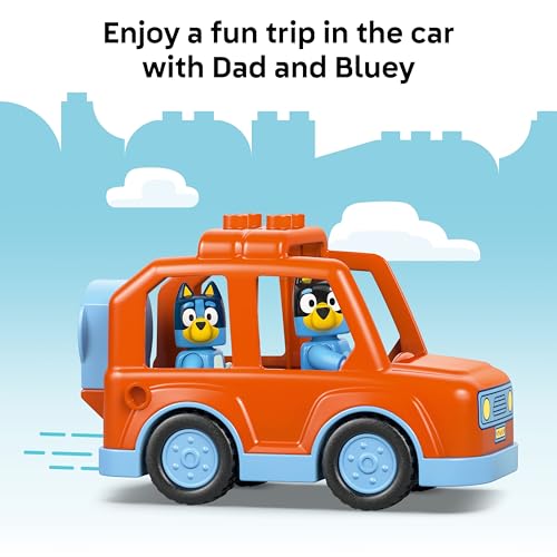 LEGO DUPLO Bluey Ice Cream Trip with Bluey - Toddler Toy for Kids, Boys, and Girls Ages 2+ - Includes Figure and Ice Cream Stand - Sensory Toy for Pretend Play - Preschool Gift Idea - 10458 - image 4
