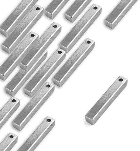 ImpressArt 職人 3D 長方形バースタンピングブランク (24、ピューター)