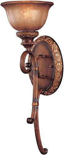 Image of Minka Lavery 6350-177 1 Light Wall Sconce, Illuminati Bronze