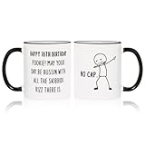 Petalsun Funny 16th Birthday Gifts for Boys Girls, Sweet 16 Year Old Birthday Gifts for Him Her Son Daughter, 16th Birthday Mug Decorations for Teenagers with Gen Z Slang Meme-Inspired Design, 11oz