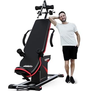 HARISON Electric Inversion Table for Back Pain Relief Heavy Duty Inversion Machine with Remote Control, Strength Training Inversion Equipment
