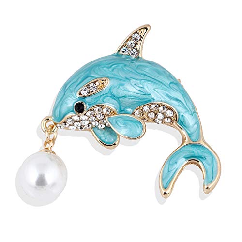 Image of YAZILIND Cute Brooch Men Women Breastpin Fashion Animal brooches pin Rhinestones Clothing Accessories Birthday Corsage Jewelry