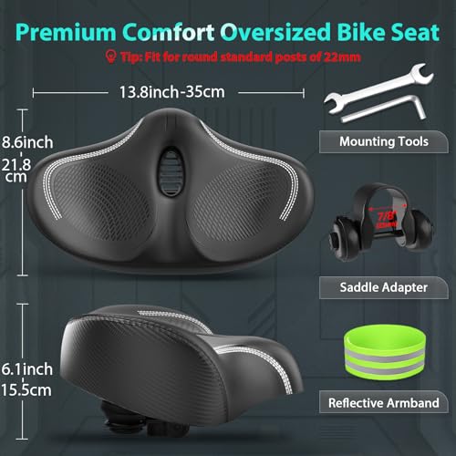 Oversizd Noseless Bike Seat