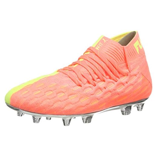 PUMA Pojkar Future 5.1 Netfit Osg Fg/Ag Jr fotbollsskor, Nrgy persika fizzy gul - 33 EU