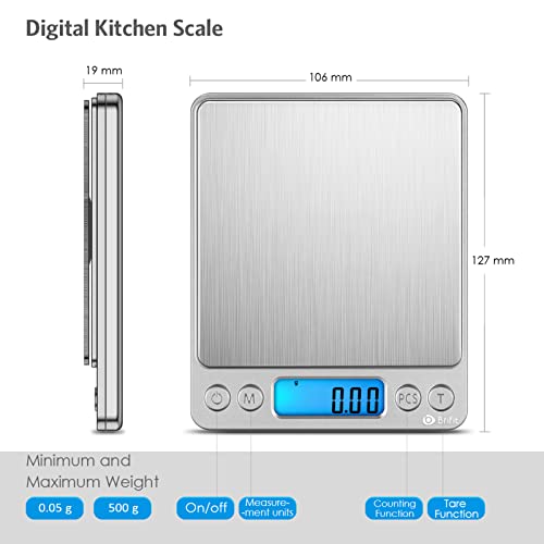 Brifit Pocket 500g High-Precision Mini Scale