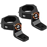 Light Bar Mounts Roll Cage - 360° (40°x9) Rotating Aluminium LED Lights Bar Bracket for 1.75”-2” Roll Bar UTV ATV Accessories, Mounting Clamp for Jeep Truck Off-Road Work Fog Lights M6 M8 M10, Pack 2