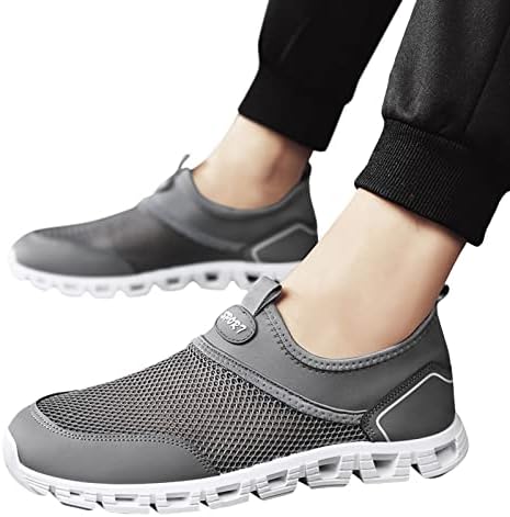 REUR RO RO Sneakers For Mens Casual Running Shoes Lightweight Breathable Mesh Athletic Shoes Fashion Walking Outdoor Sneakers