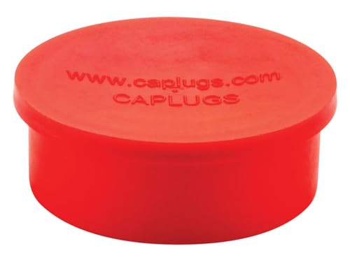 Image of Caplugs AS138-43A AS138 Series - Plastic Electrical Connector Dust Cap, 100 Pack, Yellow LD-PE, 1.547 inch W x 0.625 inch L x 1.297 inch ID, SAE Aerospace Specification AS85049 /138 (ZAS13843AY1)