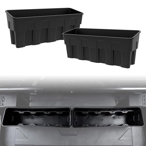 POKIAUTO Under-Rear-Seat Storage Boxes for Polaris XPEDITION XP 5/ADV 5 2024-2026 Accessories Combined Poly Storage Compartment Tool Organizer Box Under Rear Seat for Polaris Xpedition 13L X 2PCS