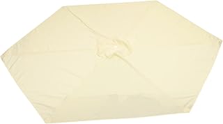 Kisangel Sombrillas Para Pátio Guarda-Sol Exterior Para Automóveis Guarda-Chuva De Jardim Bege Guarda-Chuva Romano Proteção Solar Poliéster