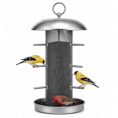 Backyard Metal Mesh Finch Feeder