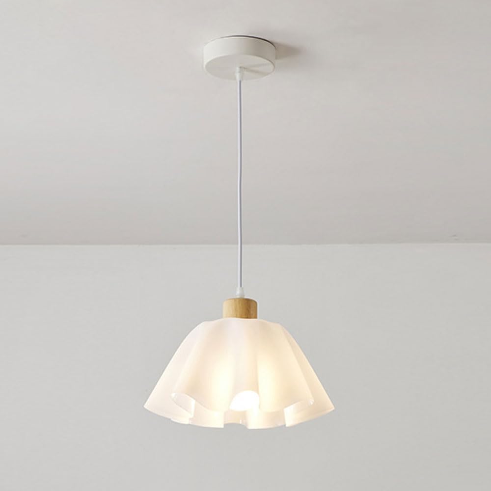 Style Japonais Wabi Sabi Pour Cette Lampe Suspendue En Bois Nordique