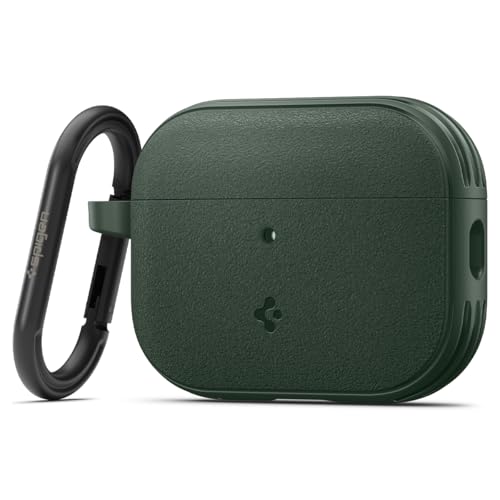 Spigen AirPods Pro 3 �P�[�X AirPods Pro ��3���� �J�o�[ ���� �ϋv�� ���b�N�@�\ �ČRMIL�K�i TPU �T���h�X�g�[�� �J���r�i�t�� ���C�����X�[�d�Ή� ���H�[���g ACS09827 (�~�b�h�i�C�g�E�O���[��)