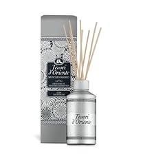 Idea Regalo - Tesori d'Oriente - Diffusore Muschio Bianco, Profumatore per Ambienti con Bastoncini, con Oli Essenziali dalle Note Muschiate e di Ambra, Deodorante Casa, 200ml