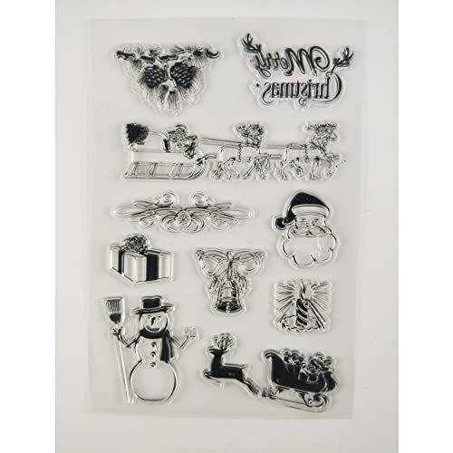 Christmas Clear Stamps For Card Making Decoration And Diy Scrapbooking #TOP3