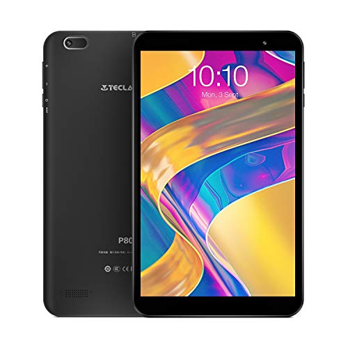 TECLAST Tablet 8 Pulgadas Android 10 P80H HD 1280 * 800 Quad Core 2GB RAM 32GB ROM WiFi GPS Bluetooth 4.2