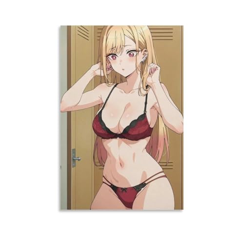 その着せ替え人形は恋をするポスター ウォールアート 部屋飾り キャンバス 絵画 ベッドルーム ポスター リビング 壁の絵20x30inch(50x75cm)