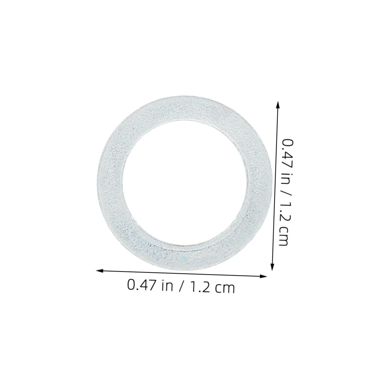 CORHAD Skateboard Hardware Set 200pcs Truck Axle Washers Spacers Replacement Skate Parts Aluminum Alloy Flat Washers