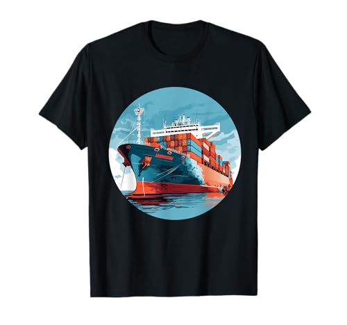 Big Transport Ship for Cargo Container Ships Lovers T-Shirt