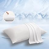 Kühlende Kissenbezüge für heiße Schläfer, glatter als Seide, King-Size-Kissenbezug,...