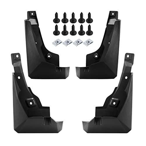 SPEEDWOW Mud Guards Front and Rear 4Piece Splash Guards Fender Fit for Toyota RAV-4 2019-2022.（No Drilling Required）