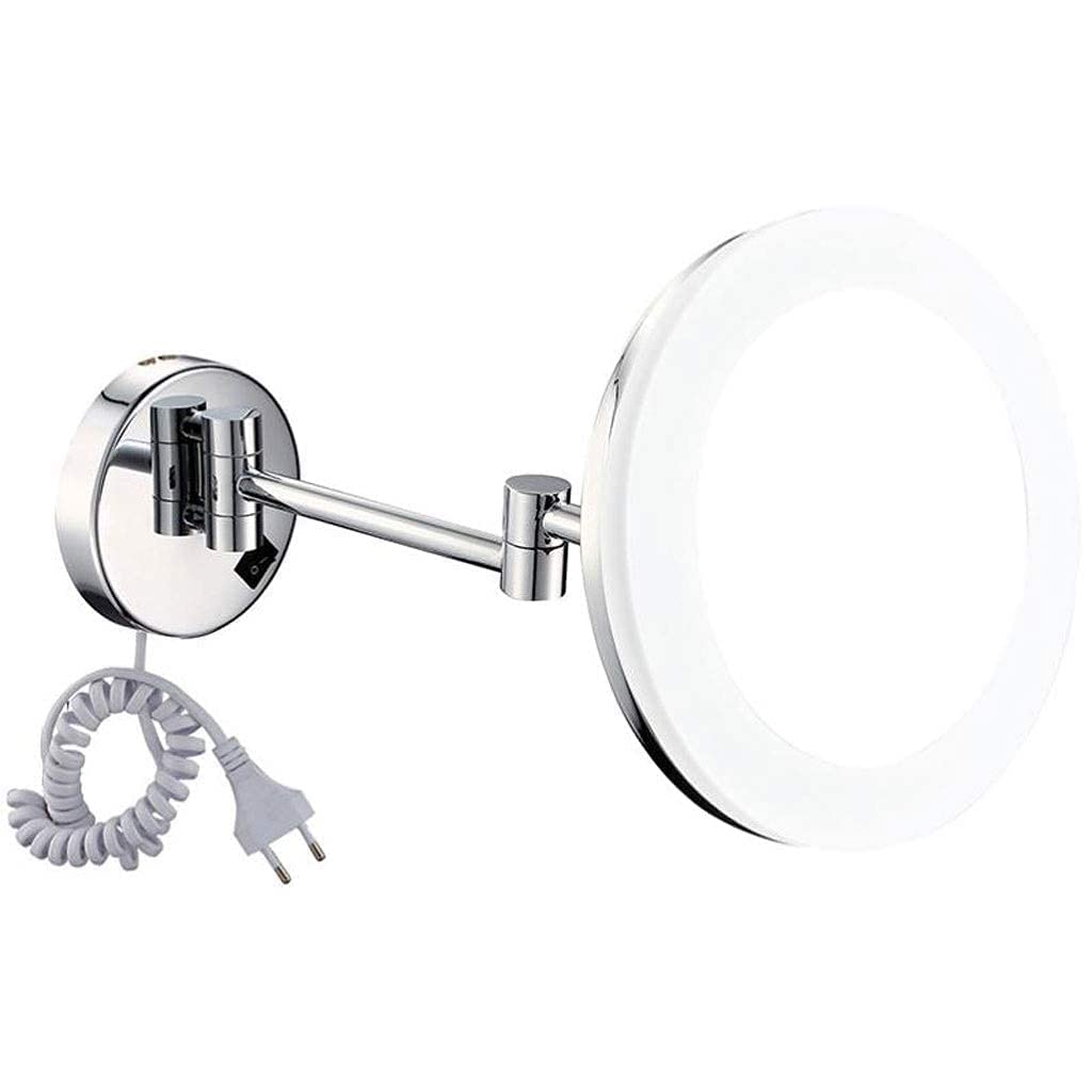 Specchio per Trucco Specchio per Trucco Specchio per Trucco per Montaggio a Parete, Specchio per Bellezza a LED Specchio per Trucco Pieghevole Specchio ingranditore con Luce per b