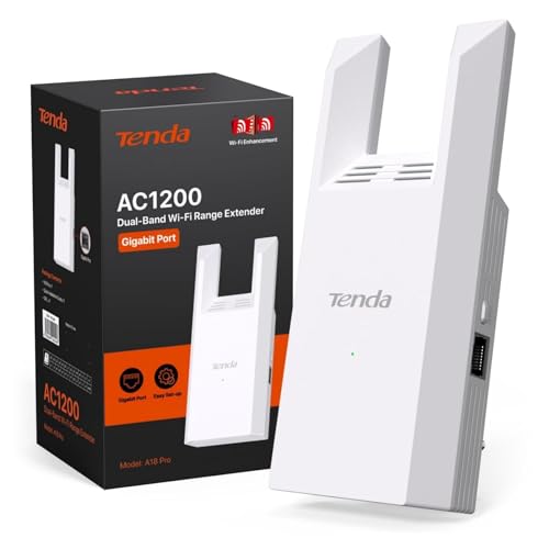 La Mejor Recopilación de Repetidor Wifi Walmart - los más vendidos. 48 Tenda Repetidor WiFi, AC1200 Amplificador de Señal WiFi de Doble Banda 5GHz/2.4GHz, Extensor WiFi con Ap, Antenas 3dBi, Puerto Gigabit, WPS, LED Inteligente, WPA2, Control por App...