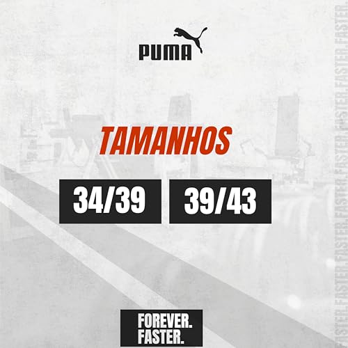 PUMA Kit 6 Pares de Meia Puma Cano Médio Sola Atoalhada com Faixa Tensora Esportiva Unissex Adulto,