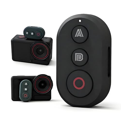 Denash Telecomando Bluetooth compatibile con X5, X4, X3, X2, GO 3, GO 3S, Ace Pro, Ace Pro 2, per 13/12/11/10/9/8, Controller per Otturatore Wireless con portata di 25M