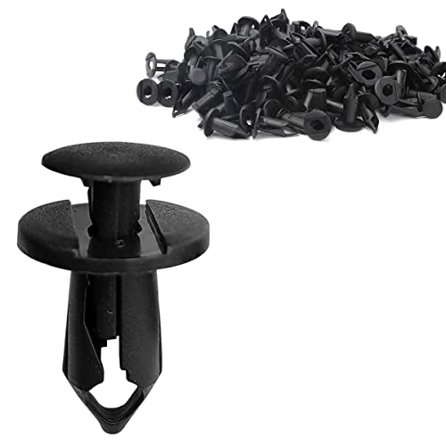 ANTS PART 100PCS Nylon Fender Clips Fastener Push Type Fender Retainer Pins Rivets Bumper Clip Replacement for GM #21030249, Ford #N807389S VW All ATV