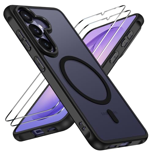 Étui silicone mat pour Samsung S26+ et verre trempé premium