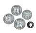 Pactrade Marine 4PCS Stainless Steel LED Navigation Light 3