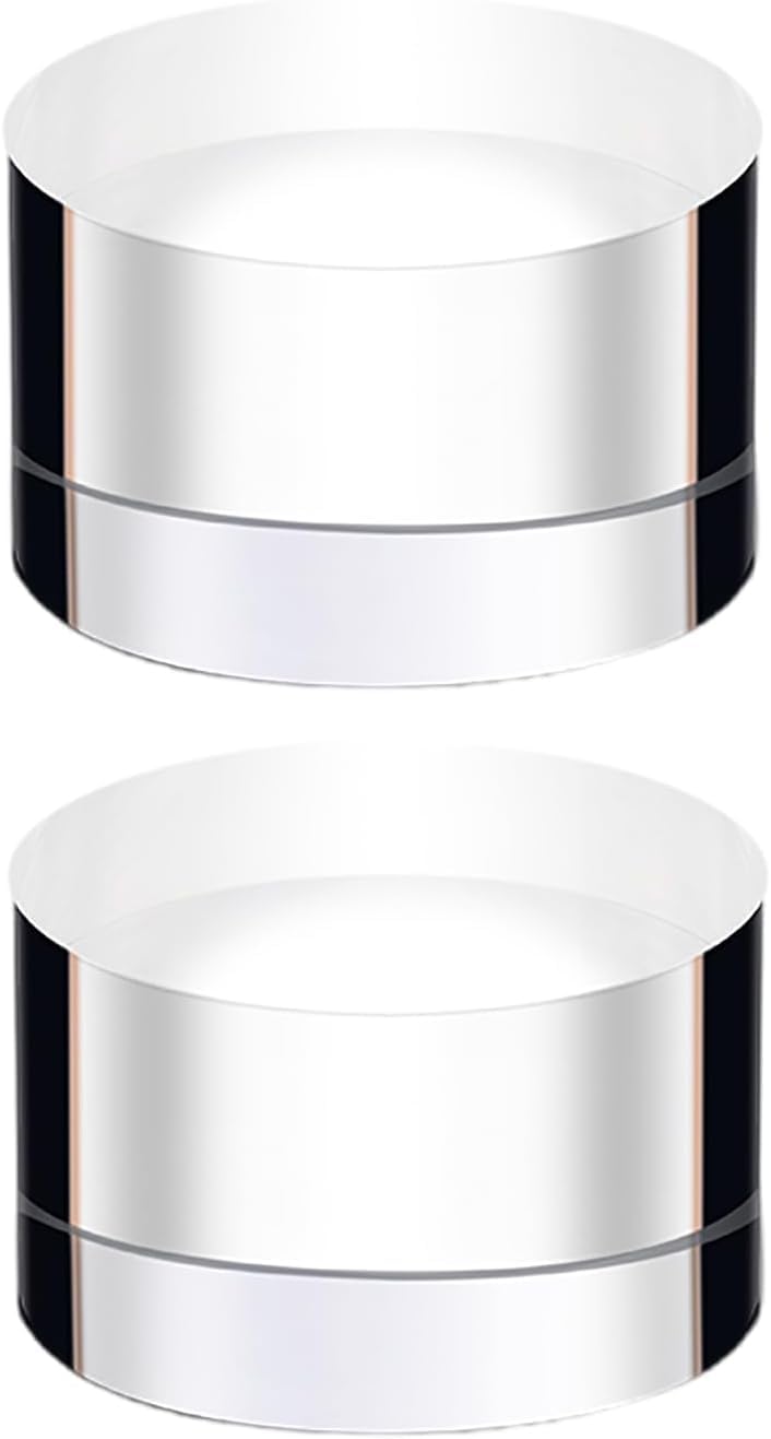 AYUWQZX Acrylic Polished Round Blocks, Acrylic Round Cylinder Display Block 5-6x2-3cm(5 x 3cm)