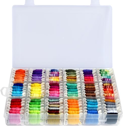 Embroidery Floss & Bracelet String Thread with Organizer Storage ...