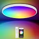 LED Deckenleuchte Dimmbar 24W Ø30cm, Deckenlampe RGB & CCT 3000-6500K, IP54