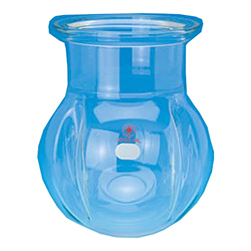 Réacteur de laboratoire ACE Verre 6537–12 isotherme sphérique 5L bride 100 mm avec tresses