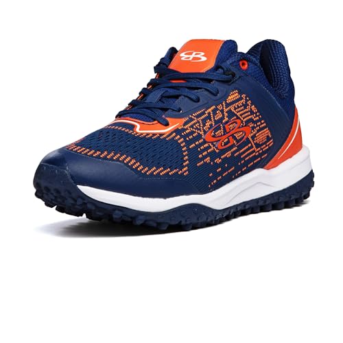 Boombah Viper Pureknit Men's Turf - Status - Navy/Orange - Size 11.5