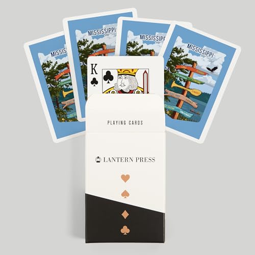 Baraja de poker Lantern Press con 52 cartas miniatura 6