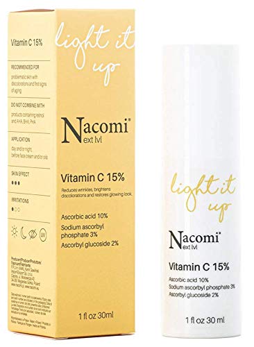 Nacomi ext lvl Vitamin C 15% serum 30ml, 30 ml (Pack of 1)